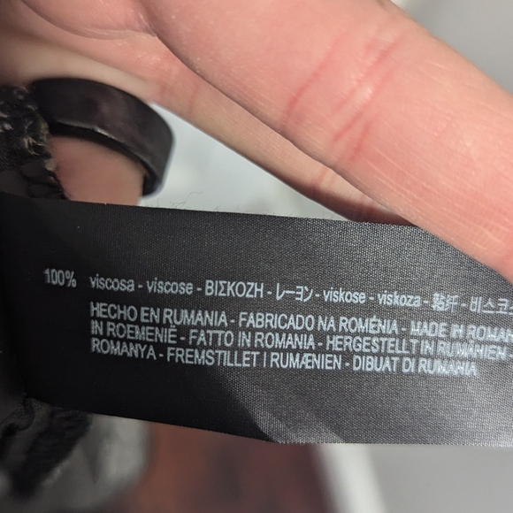 Zara Black Multicolor Floral Boho Maxi Dress - Picture 6 of 12